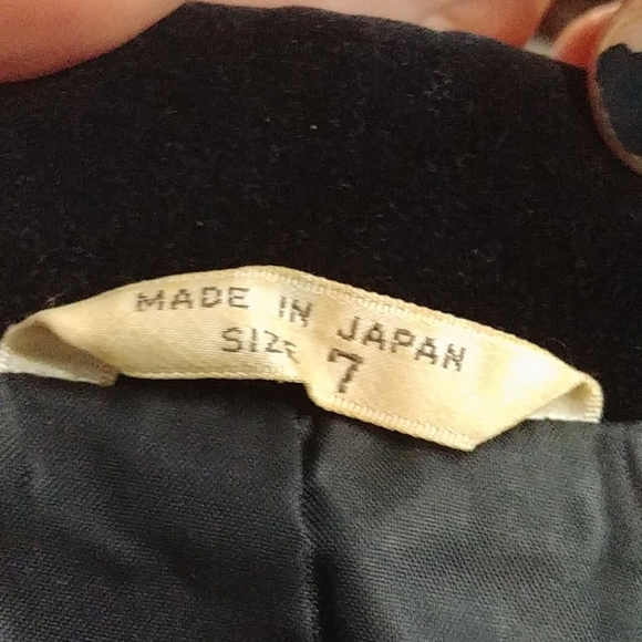 Vtg Black Velvet Blazer - Picture 8 of 9